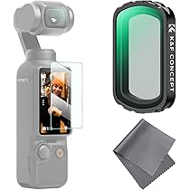 Amazon | K&F CONCEPT OSMO Pocket 3用磁気式フィルター ブラック